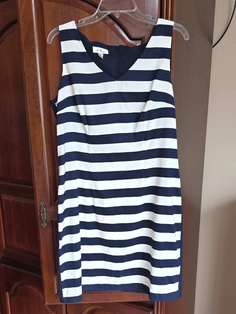 Alyx Limited Striped Sleeveless Sheath Dress 14